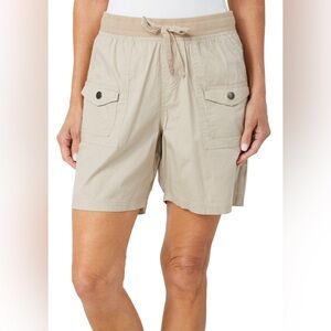 Dash Womens Emily Cargo Shorts sand cotton medium
